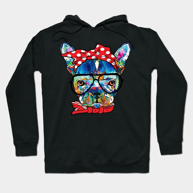 French Bulldog Hoodie by Simpsonfft